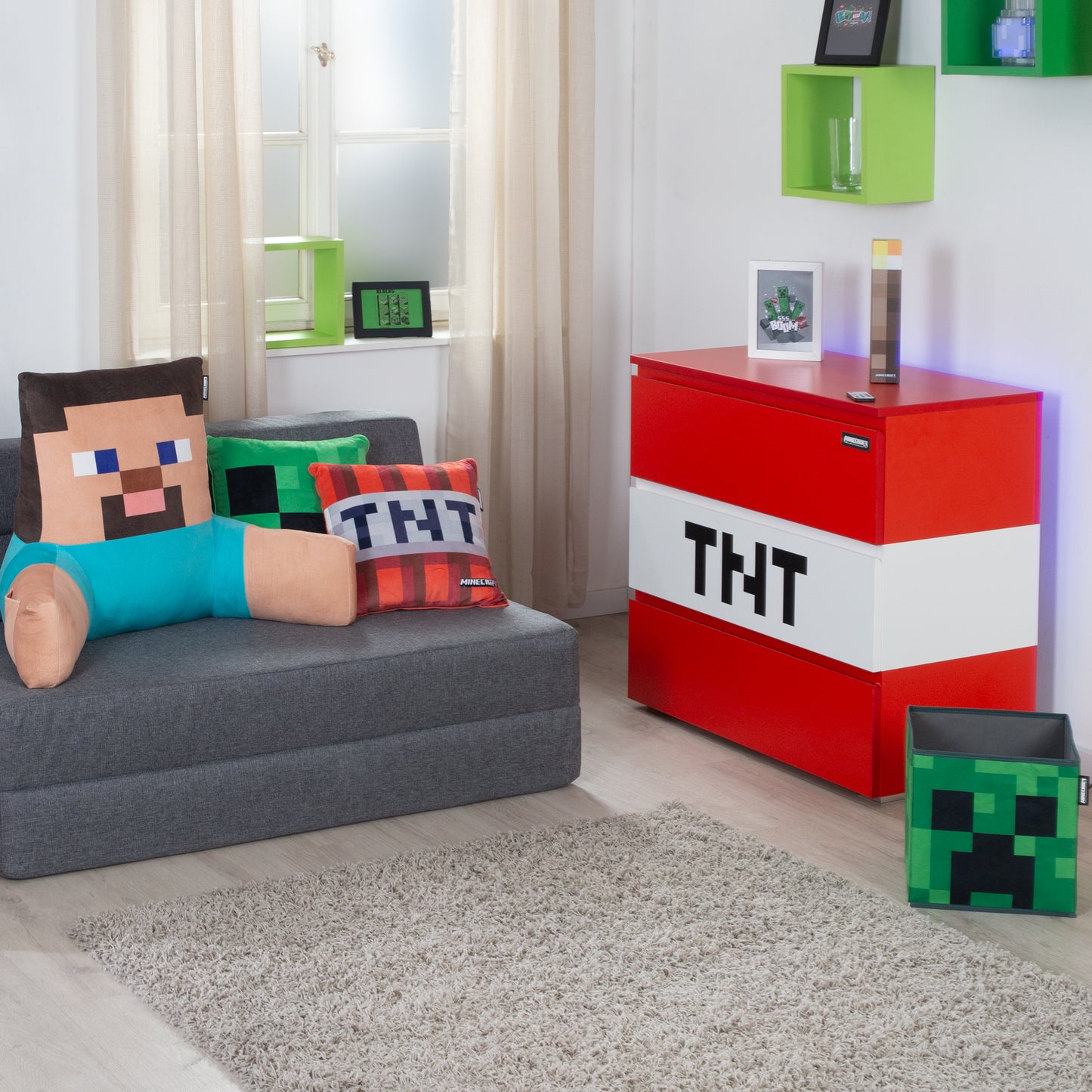 MINECRAFT - Sofa, Schlafsofa, Gästebett in Minecraft Design