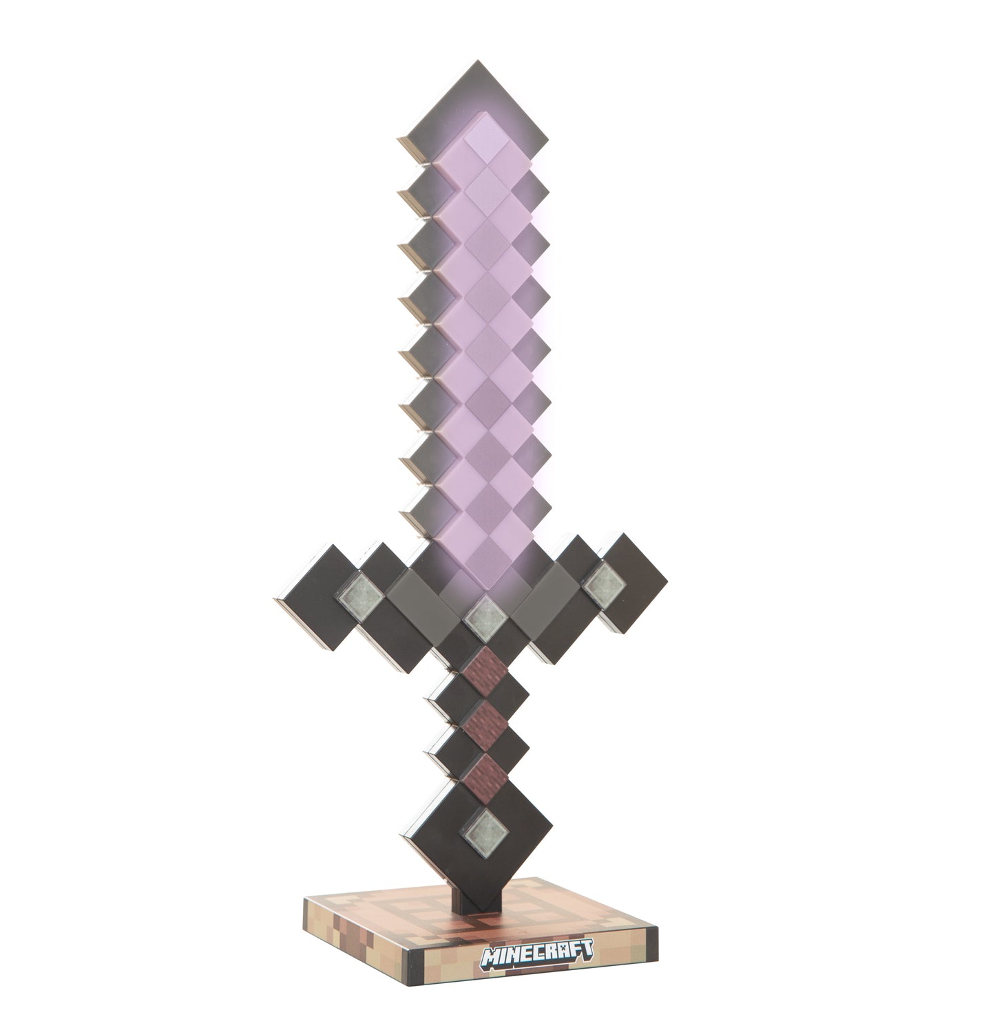 MINECRAFT - LED Schwert, Netherite Leuchte, 9 Farben mit Farbwechsel, wiederaufladbar, Dekolicht, Gaming Accessoire