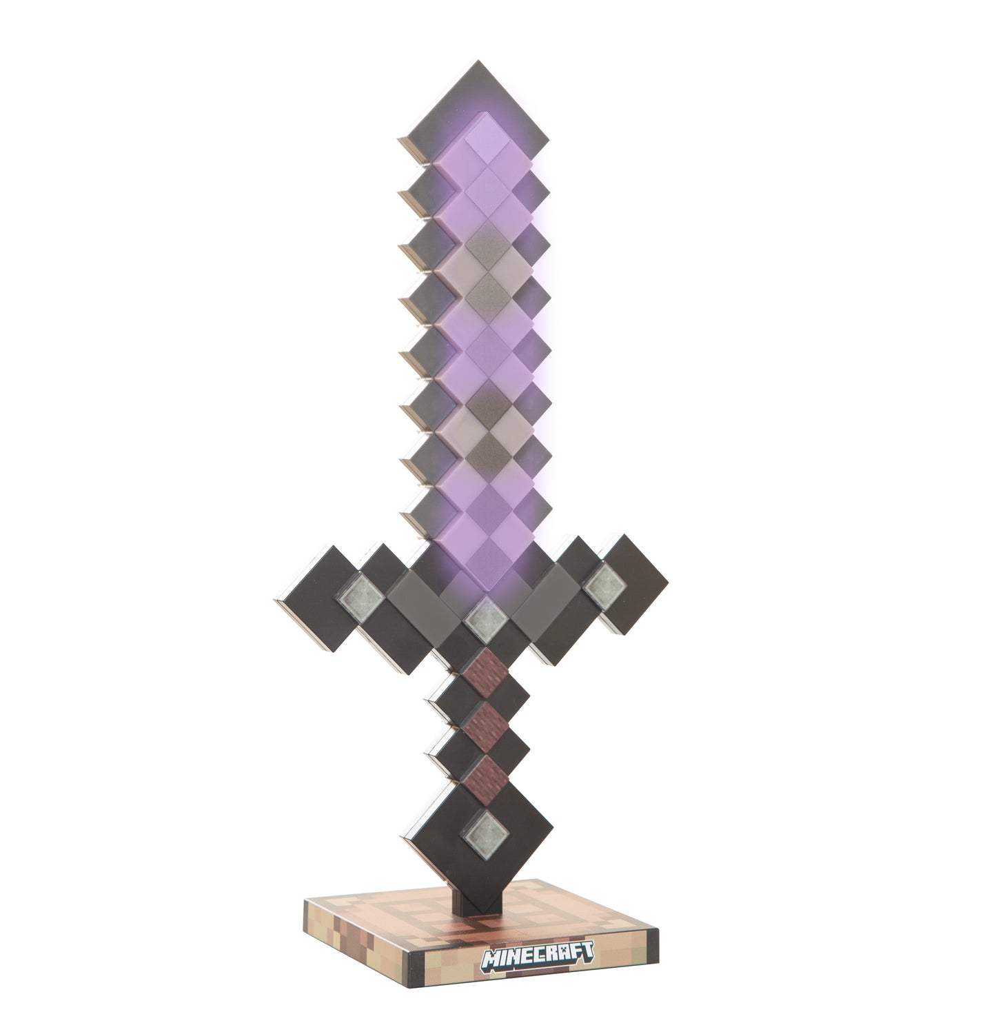 MINECRAFT - LED Schwert, Netherite Leuchte, 9 Farben mit Farbwechsel, wiederaufladbar, Dekolicht, Gaming Accessoire