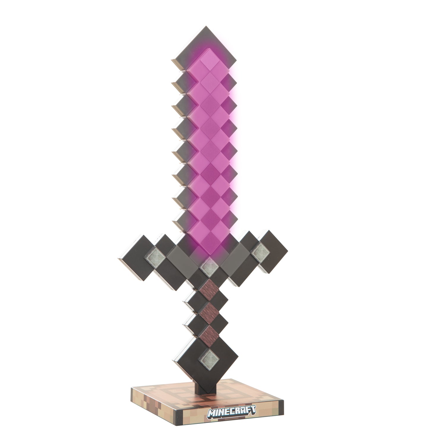 MINECRAFT - LED Schwert, Netherite Leuchte, 9 Farben mit Farbwechsel, wiederaufladbar, Dekolicht, Gaming Accessoire