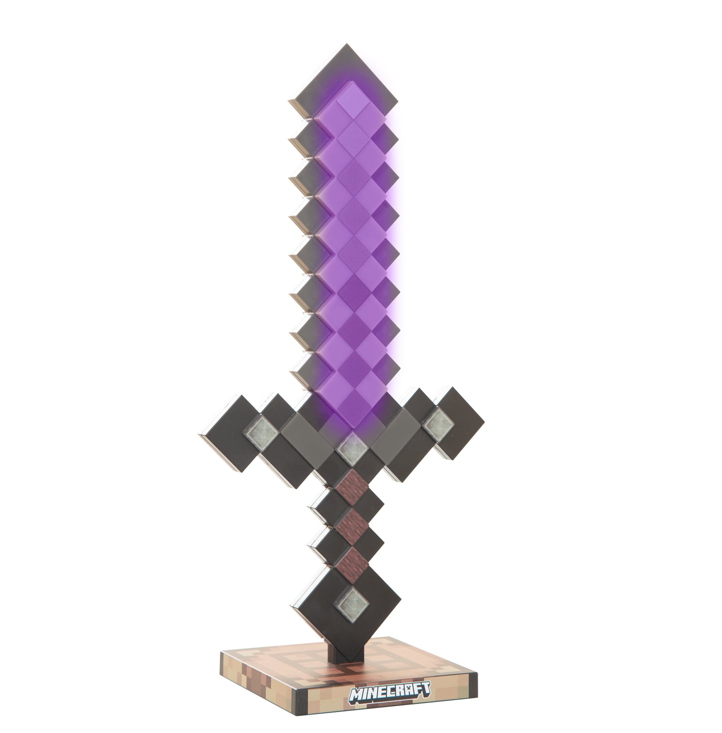 MINECRAFT - LED Schwert, Netherite Leuchte, 9 Farben mit Farbwechsel, wiederaufladbar, Dekolicht, Gaming Accessoire