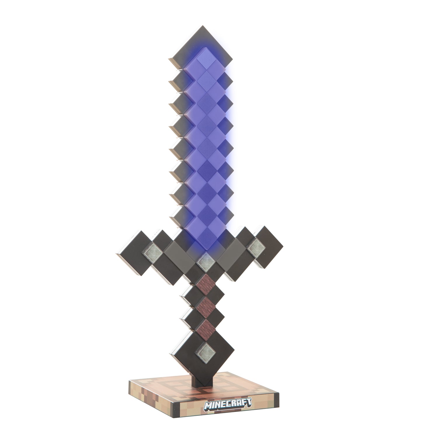 MINECRAFT - LED Schwert, Netherite Leuchte, 9 Farben mit Farbwechsel, wiederaufladbar, Dekolicht, Gaming Accessoire