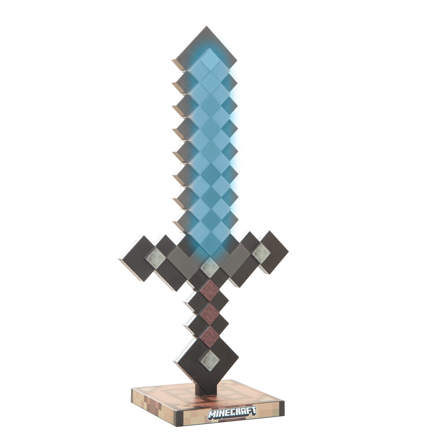 MINECRAFT - LED Schwert, Netherite Leuchte, 9 Farben mit Farbwechsel, wiederaufladbar, Dekolicht, Gaming Accessoire
