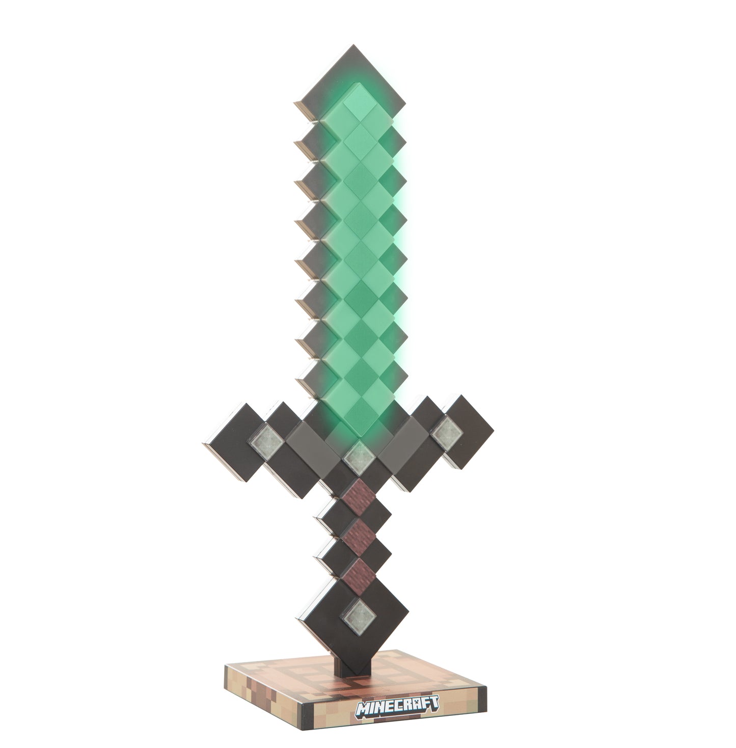 MINECRAFT - LED Schwert, Netherite Leuchte, 9 Farben mit Farbwechsel, wiederaufladbar, Dekolicht, Gaming Accessoire