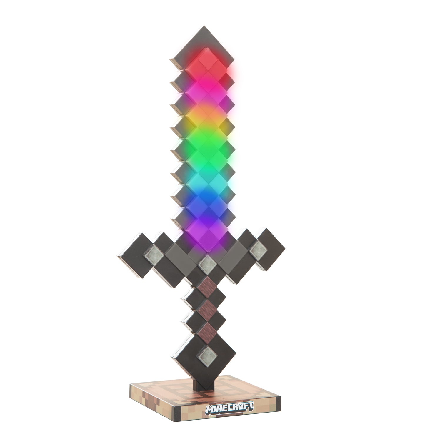 MINECRAFT - LED Schwert, Netherite Leuchte, 9 Farben mit Farbwechsel, wiederaufladbar, Dekolicht, Gaming Accessoire