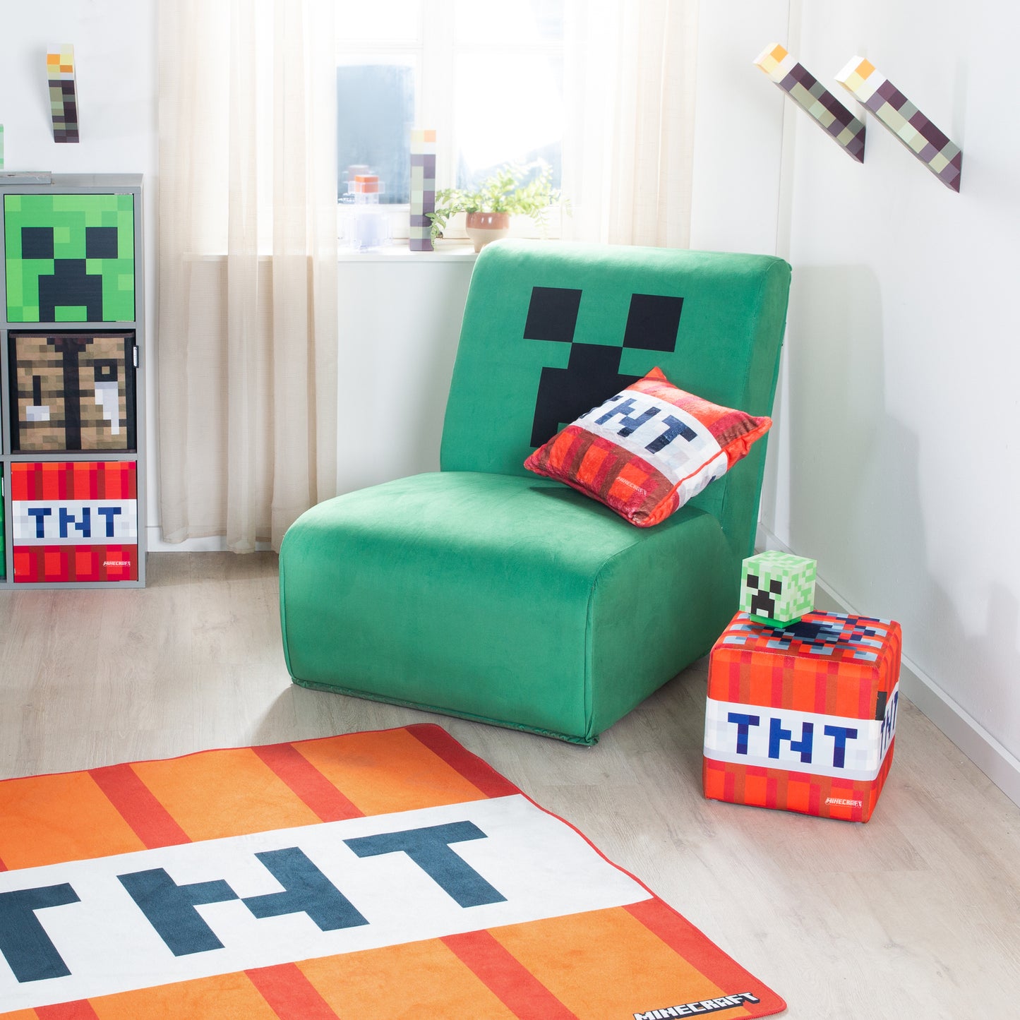 MINECRAFT - Drehsessel, Gaming-Sessel, Sessel, Drehstuhl in verschiedene Designs - einrichten-24, Sessel & Sitzhocker