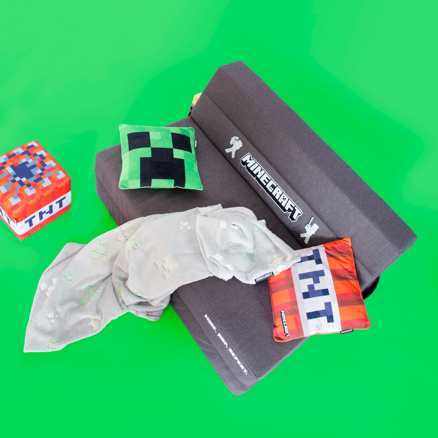 MINECRAFT - Sofa, Schlafsofa, Gästebett in Minecraft Design