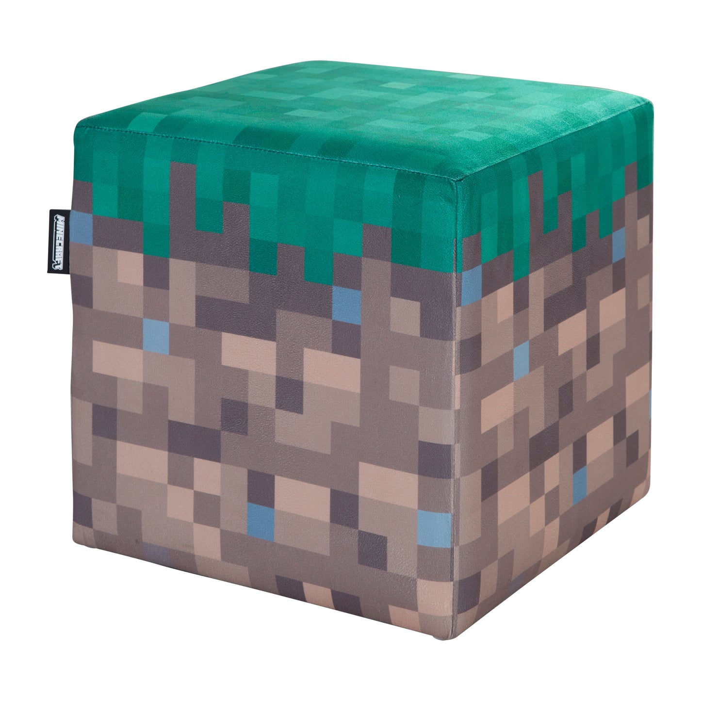MINECRAFT - Sitzhocker, Pouf, Ottomane, Fußablage, im 2er Set, buntes Minecraft Design