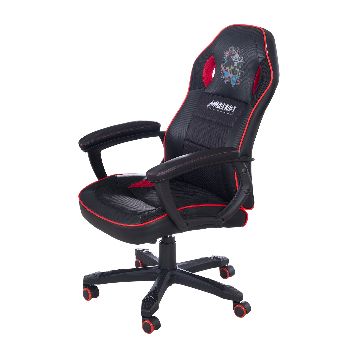 MINECRAFT - Gamingstuhl, Drehstuhl, Bürostuhl, gepolsterte Sitzmöbel mit funktionalem Design