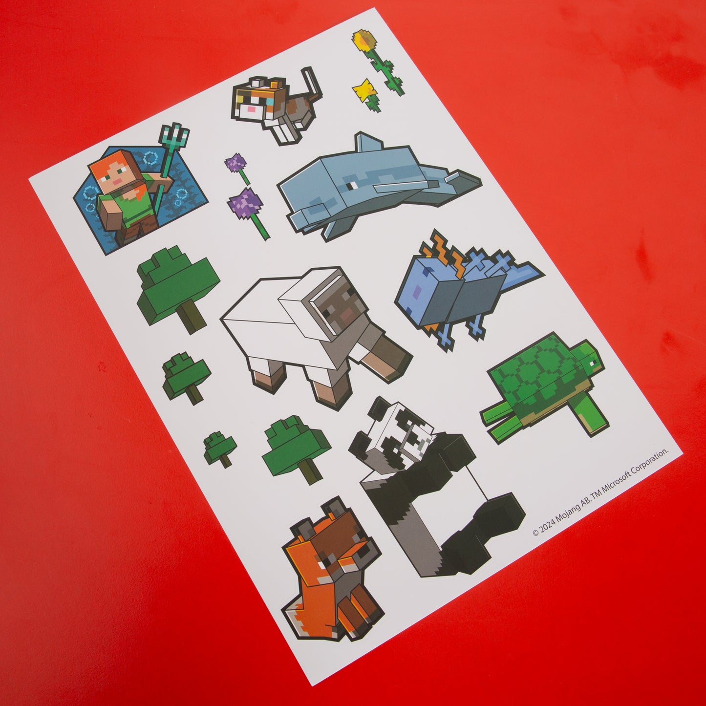 MINECRAFT -  Sticker, Wandtattoos, selbstklebende Wandbilder in diversen Minecraft Charaktere