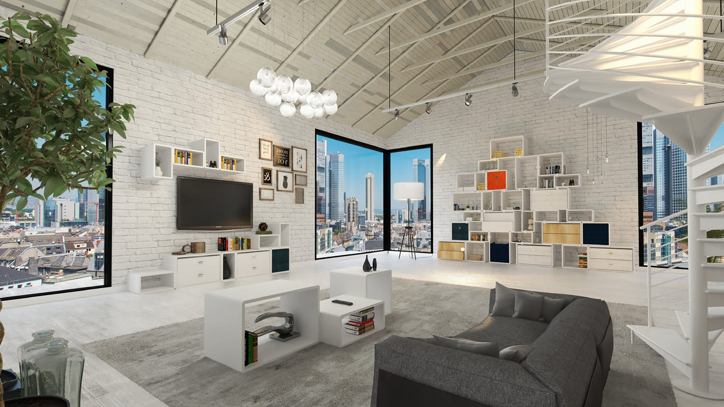 Atlanta - Filzbox, Aufbewahrungsbox, Regaleinsatz 34x34x34cm, faltbar, in verschiedenen Farben - einrichten-24, Regale & Raumteiler