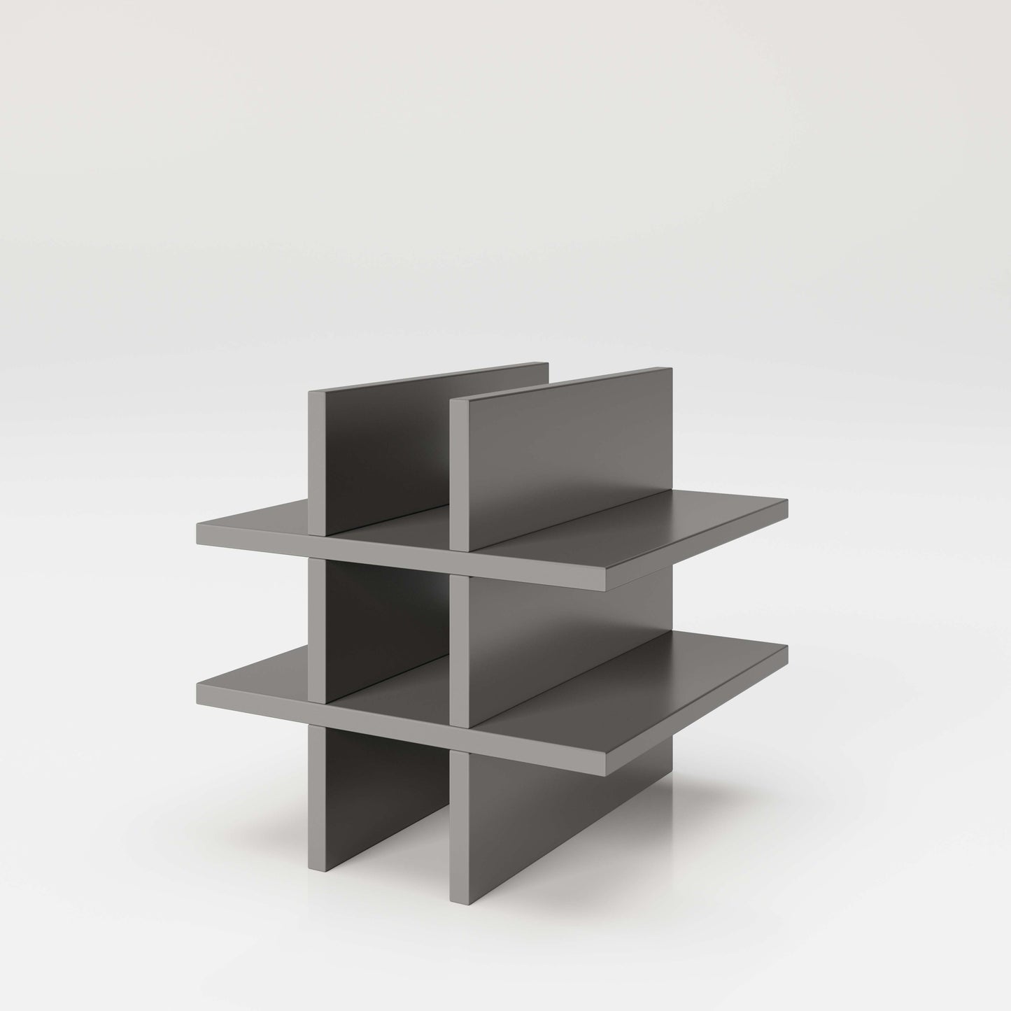 Fortuna - SET, Beistelltisch mit 3 Fächern inkl. Bareinsatz, Bücherregal, Büroregal, Raumteiler, Fächer in asymmetrischer Aufteilung - einrichten-24, Regale & Stauraummöbel
