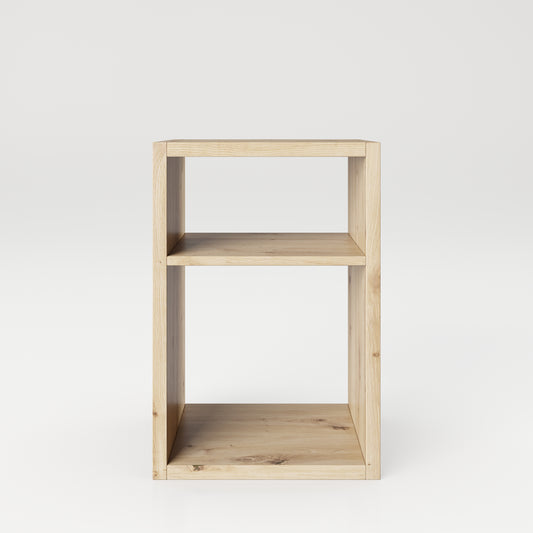 Fortuna -  Beistelltisch, Nachtisch, Regal, Couchtisch, 2 Fächer,asymmetrische Aufteilung - einrichten-24, Couch- & Beistelltische