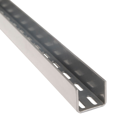 STAXX-System - vertikale Wandhalterung aus Metall, 112cm lang, in silber oder weiss - einrichten-24, Couch- & Beistelltische