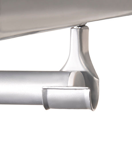 STAXX-System - Kleiderstangen aus Metall, 2er Set, weiss und silber - einrichten-24, Couch- & Beistelltische