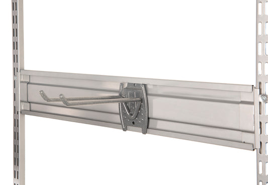 STAXX-System - Aufhängeleiste aus Metall für Werkzeughaken und Universalhaken, silber - einrichten-24, Couch- & Beistelltische