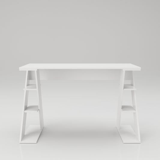 Zalisto - Schreibtisch, Gamingtisch, Computertisch, Homeoffice Tisch, grosse Arbeitsfläche und viel Stauraum - einrichten-24, Büroeinrichtung