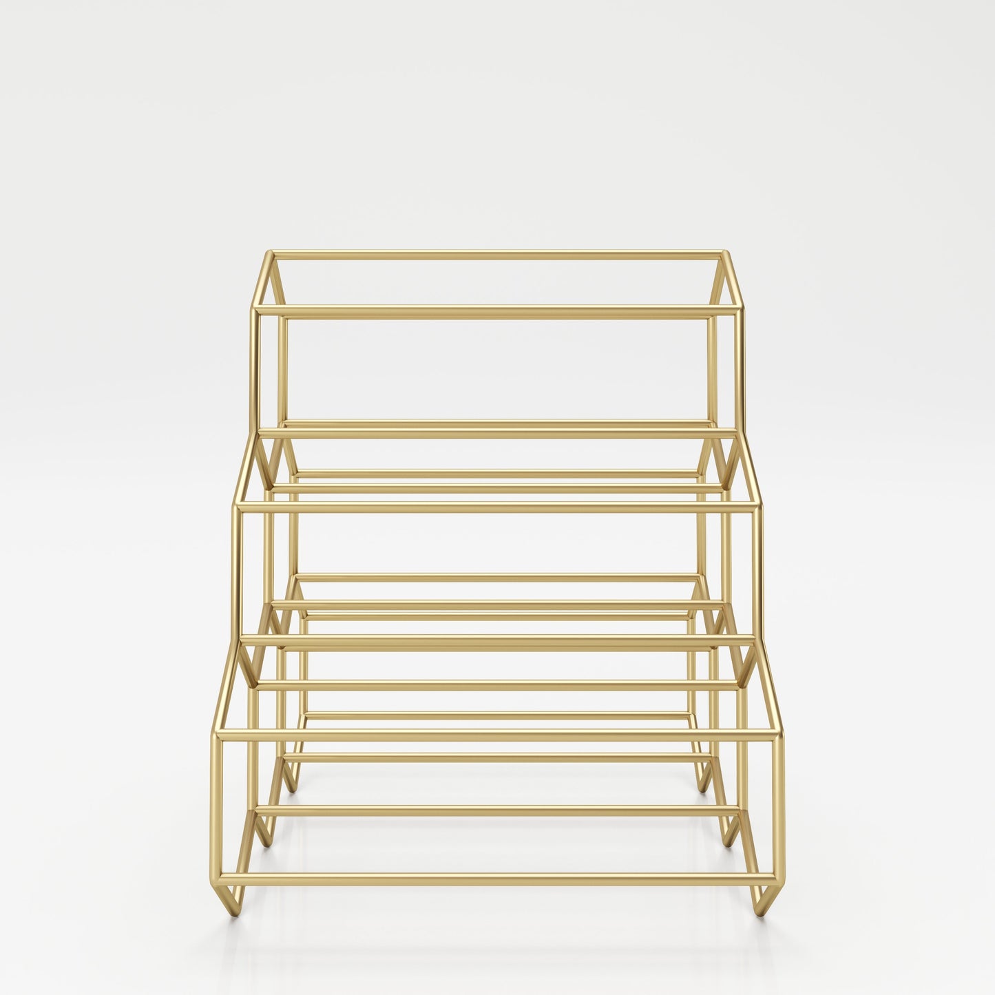 PLAYBOY - Weinregal "GLORIA" für 6 Flaschen, geometrische Form, goldenes Metallgestell, Retro-Design,Accessoires - playboy