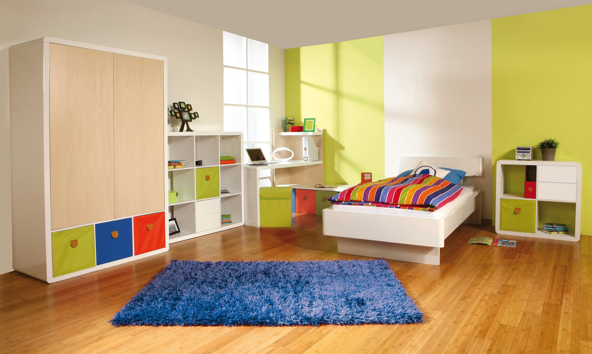 Stor' It - 2 faltbare Boxen aus Canvasstoff mit PU-Leder-Lasche, 34x34x34cm, passend für die Regale der Serien Fortuna, Prana und Caro - einrichten-24, Regale & Stauraummöbel