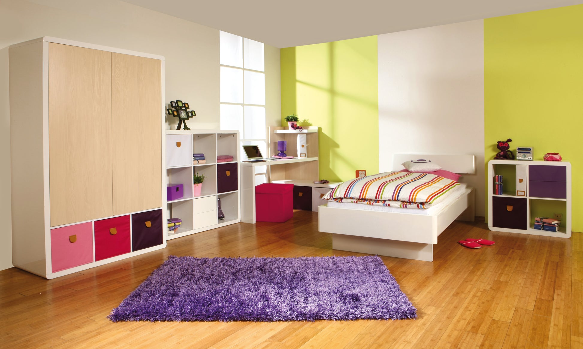 Stor' It - 2 faltbare Boxen aus Canvasstoff mit PU-Leder-Lasche, 34x34x34cm, passend für die Regale der Serien Fortuna, Prana und Caro - einrichten-24, Regale & Stauraummöbel