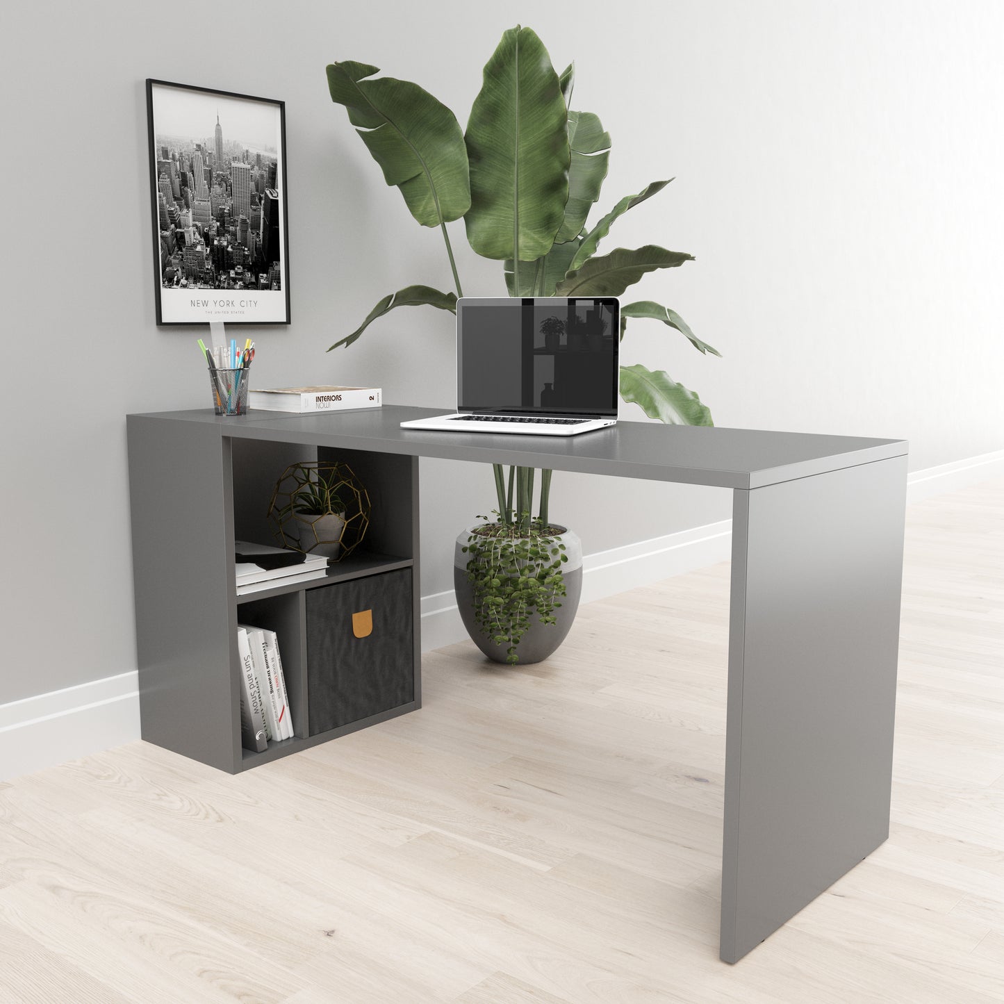 Fortuna - Schreibtischanbau, passend zu den Fortuna Regalen - einrichten-24, Regale & Stauraummöbel