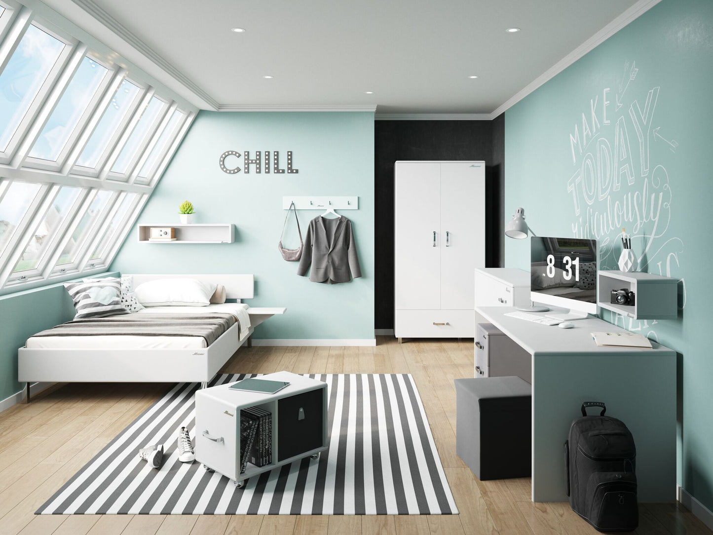 Miami - Lowboard mit 2 Türen und 2 offenen Fächern, Autometallic Lackierung, chromfarbene Griffe, Füsse und Logo aus hochwertigem Autoschriftzug, in verschiedenen Farben, grau - einrichten-24, Kommoden & Sideboards