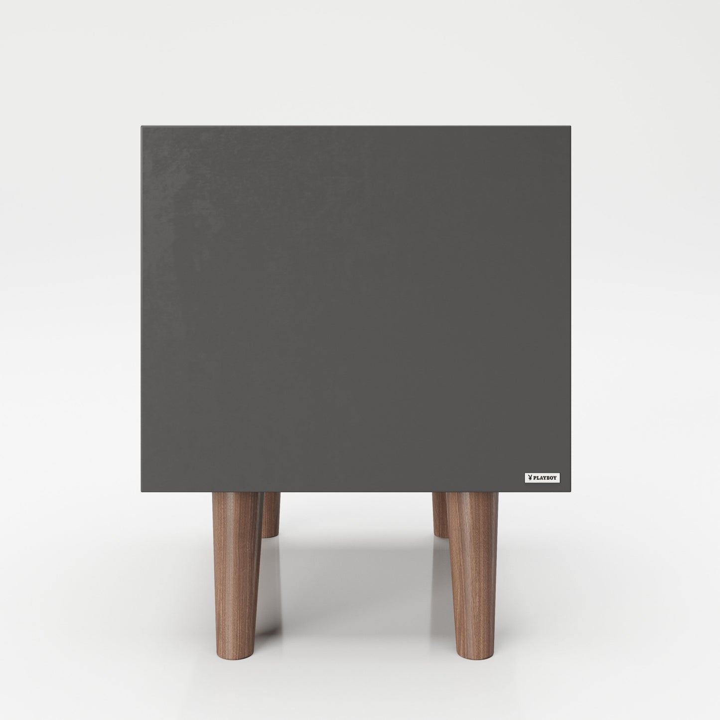 PLAYBOY - Nachttisch "VICTORIA" mit Schublade und Ablagefach, Walnuss Dekor,Nachttische - playboy