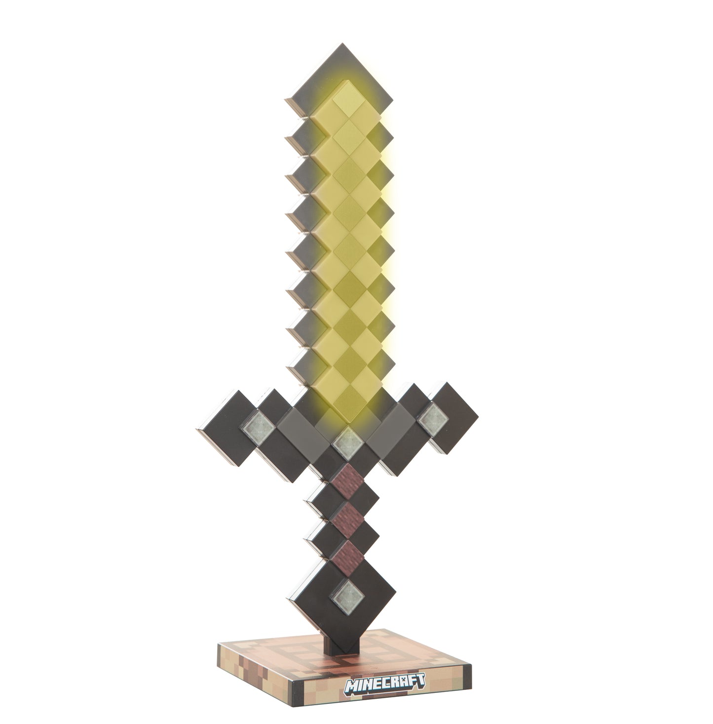 MINECRAFT - LED Schwert, Netherite Leuchte, 9 Farben mit Farbwechsel, wiederaufladbar, Dekolicht, Gaming Accessoire