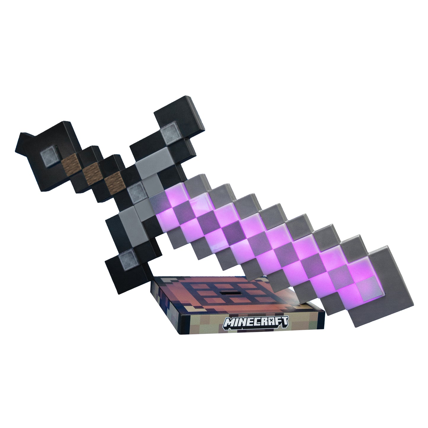 MINECRAFT - LED Schwert, Netherite Leuchte, 9 Farben mit Farbwechsel, wiederaufladbar, Dekolicht, Gaming Accessoire