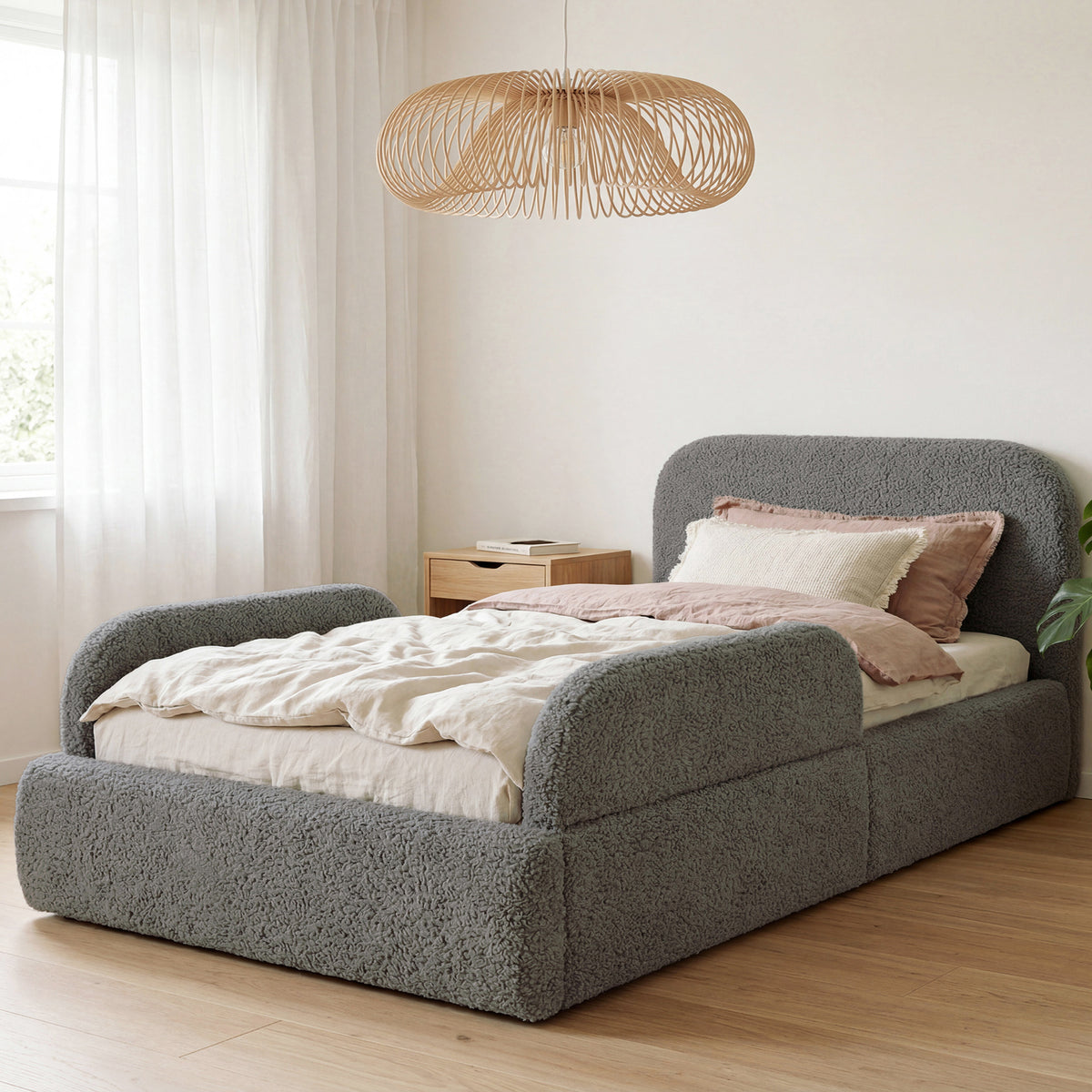Absturzsicherung LITTLE DREAM - 2er Set - Länge 100 cm - Cozy Grey