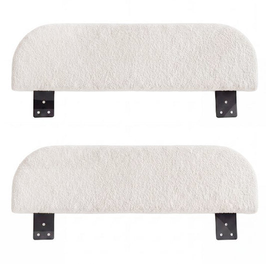 Absturzsicherung LITTLE DREAM - 2er Set - Länge 100 cm - Weiß - einrichten-24, Bett 