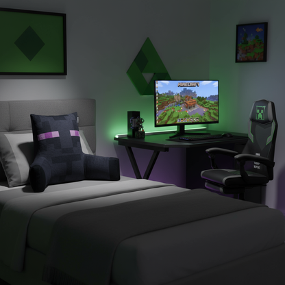 MINECRAFT - dekorative, kuschelweiche Dekokissen, Lesekissen, Zierkissen, buntes Design in verschiedenen Charaktere - einrichten-24, Kissen & Decken 