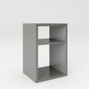 Fortuna - SET Beistelltisch / Nachtisch, inkl. Türeinsatz , 2 Fächer in asymmetrischer Aufteilung