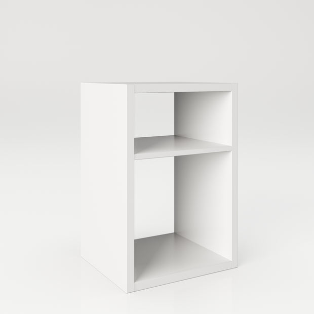 Fortuna -  Beistelltisch, Nachtisch, Regal, Couchtisch, 2 Fächer,asymmetrische Aufteilung