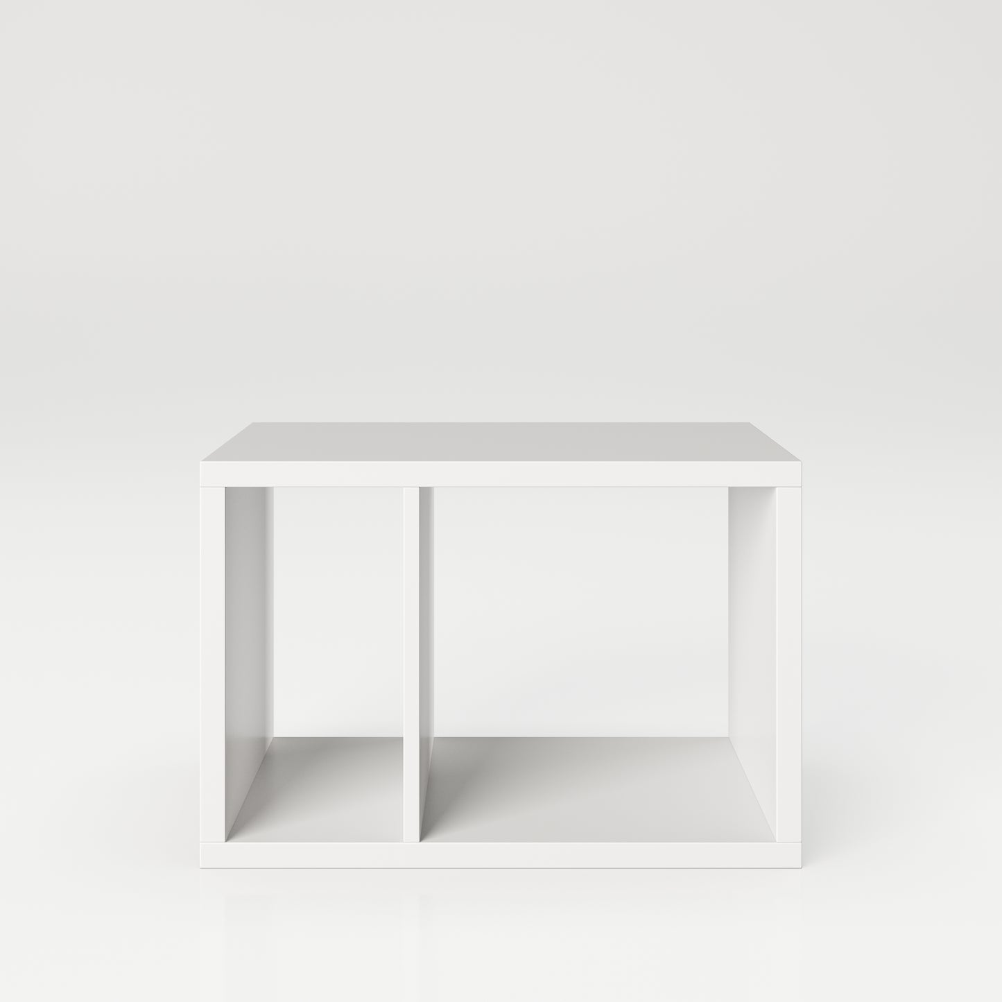 Fortuna - SET Beistelltisch / Nachtisch, inkl. Türeinsatz , 2 Fächer in asymmetrischer Aufteilung