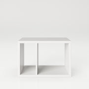 Fortuna - SET Beistelltisch / Nachtisch, inkl. Türeinsatz , 2 Fächer in asymmetrischer Aufteilung
