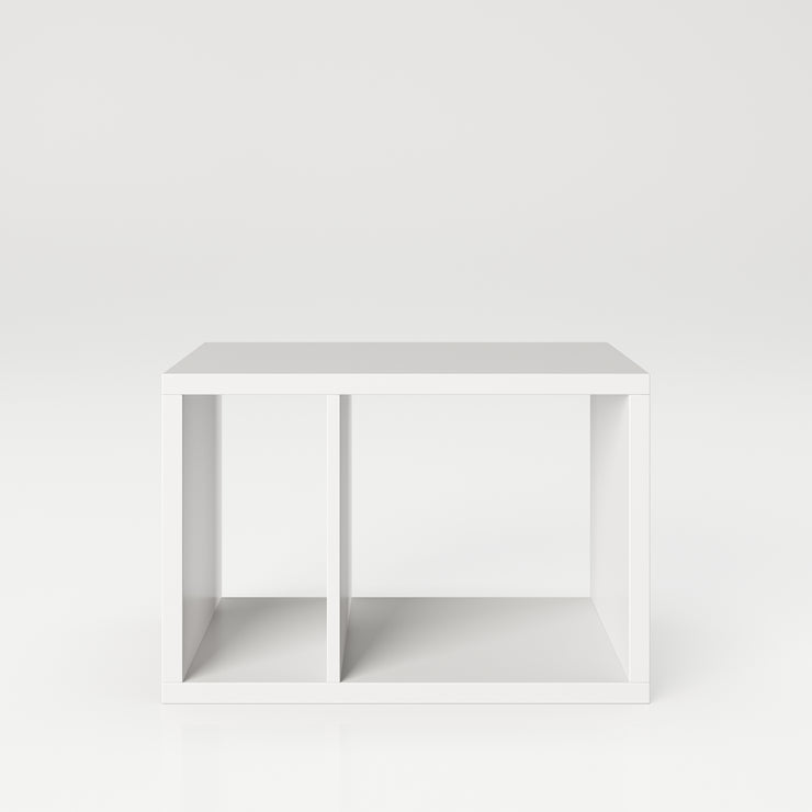 Fortuna - SET Beistelltisch / Nachtisch, inkl. Türeinsatz , 2 Fächer in asymmetrischer Aufteilung