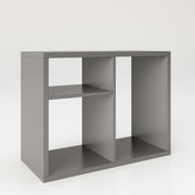 Fortuna - SET, Beistelltisch mit 3 Fächern inkl. Türeinsatz, Bücherregal, Büroregal, Raumteiler, Fächer in asymmetrischer Aufteilung