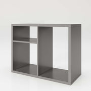 Fortuna - SET, Beistelltisch  mit 3 Fächern inkl. Schubladeneinsatz, Bücherregal, Büroregal, Raumteiler, Fächer in asymmetrischer Aufteilung