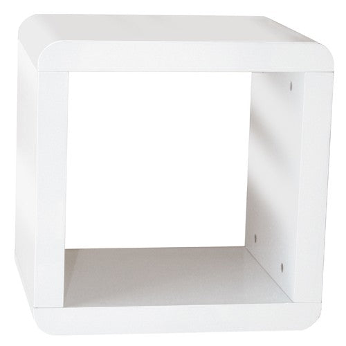 Prana - 1x1 Würfel, Regal, Beistelltisch mit abgerundeten Kanten, hochglanz - einrichten-24, Regale & Stauraummöbel 