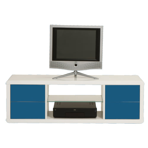 – modernes Lowboard, einrichten-24 weiss TV-Möbel, Regal, Design, hochglanz