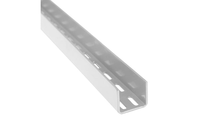 STAXX-System - vertikale Wandhalterung aus Metall, 112cm lang, in silber oder weiss - einrichten-24, Couch- & Beistelltische 