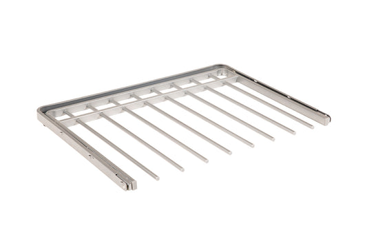 STAXX-System - ausziehbare Aufhänger für Hosen, Handtücher und Schals aus Metall, weiss und silber - einrichten-24, Couch- & Beistelltische