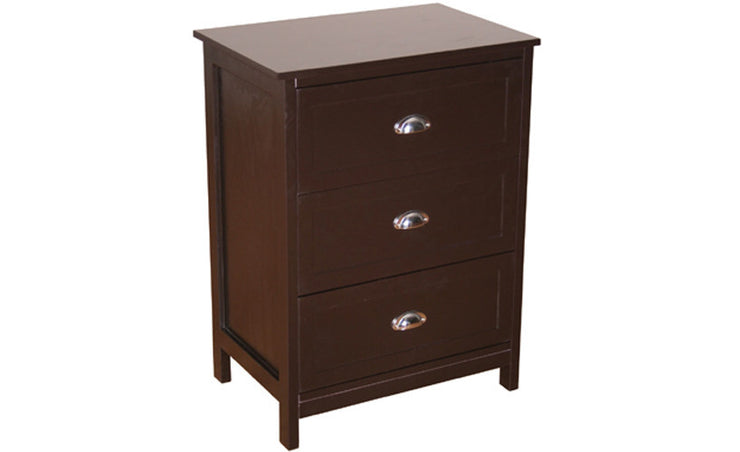 Country - Kommode, Telefontisch mit 3 Schubladen mit Metallgriffen, romantischer Landhausstil, in verschieden Farben - einrichten-24, Kommoden & Sideboards 