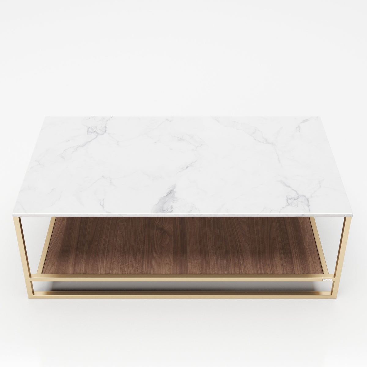 PLAYBOY Anrichte Candy – Sideboard Mit Metallgestell Gold, Nussbaumdekor & Mamoroptik, Retro-Design PLAYBOY Anrichte Candy – Sideboard Mit Metallgestell Gold, Nussbaumdekor & Mamoroptik, Retro-Design