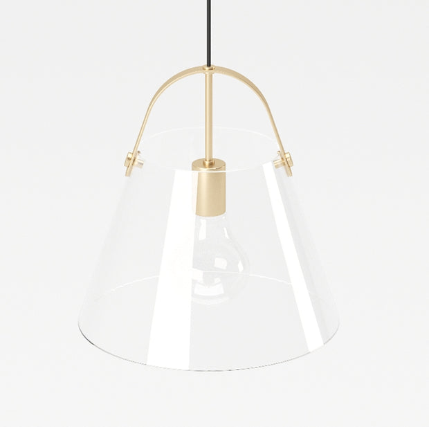 PLAYBOY - Hängelampe "LYNN" mit offenem Glasschirm und goldener Metallfassung, Retro-Design,Lampen - playboy