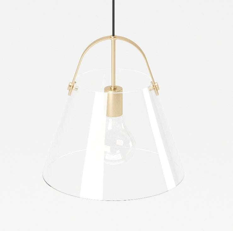 PLAYBOY - Hängelampe "LYNN" mit offenem Glasschirm und goldener Metallfassung, Retro-Design,Lampen - playboy
