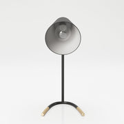 PLAYBOY - Tischlampe "AMELIA" aus Metall, schwarz mit Gold Akzenten, Retro-Design,Lampen - playboy