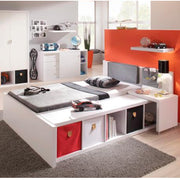 Stor' It - Kissen für Bett-Rückenlehnen, zum einhängen, Anthrazit, aus Polyestercanvas - einrichten-24, Regale & Stauraummöbel 
