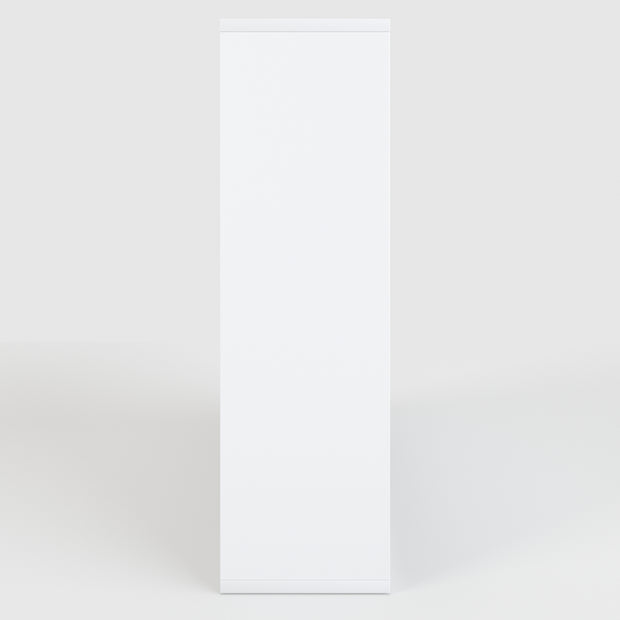 Caro - Kleiderschrank mit 3 Türen und 4 offenen, quadratischen Fächern, modernes Design, weiss - einrichten-24, Regale & Stauraummöbel 